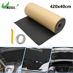 UXCELL 420x40cm Sound Deadening Mat 4mm 18sqft Heat Insulation Pad Universal for Car Door Floor Damping Self Adhesive Foam 1Roll