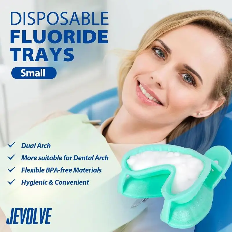 50pc/Bag Dental Disposable Tray Fluoride Foam Impression Trays Dentistry Instrument Dentist Materials Large Medium Small