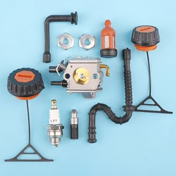 Carburetor Fuel Oil Filter Cap Kit For Stihl 034 036 MS340 MS360 MS 360 Pro 034AV Chainsaw Zama Carb C3A-S31A 1125 120 0651