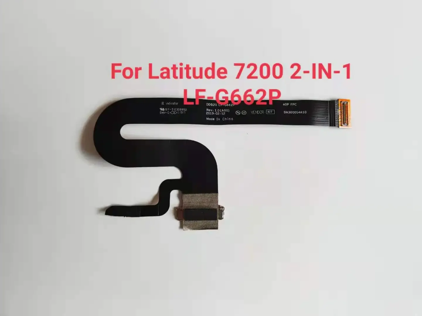 New Original FOR DELL Latitude 7200 2-IN-1 LF-G662P lvds cable DA300014A10