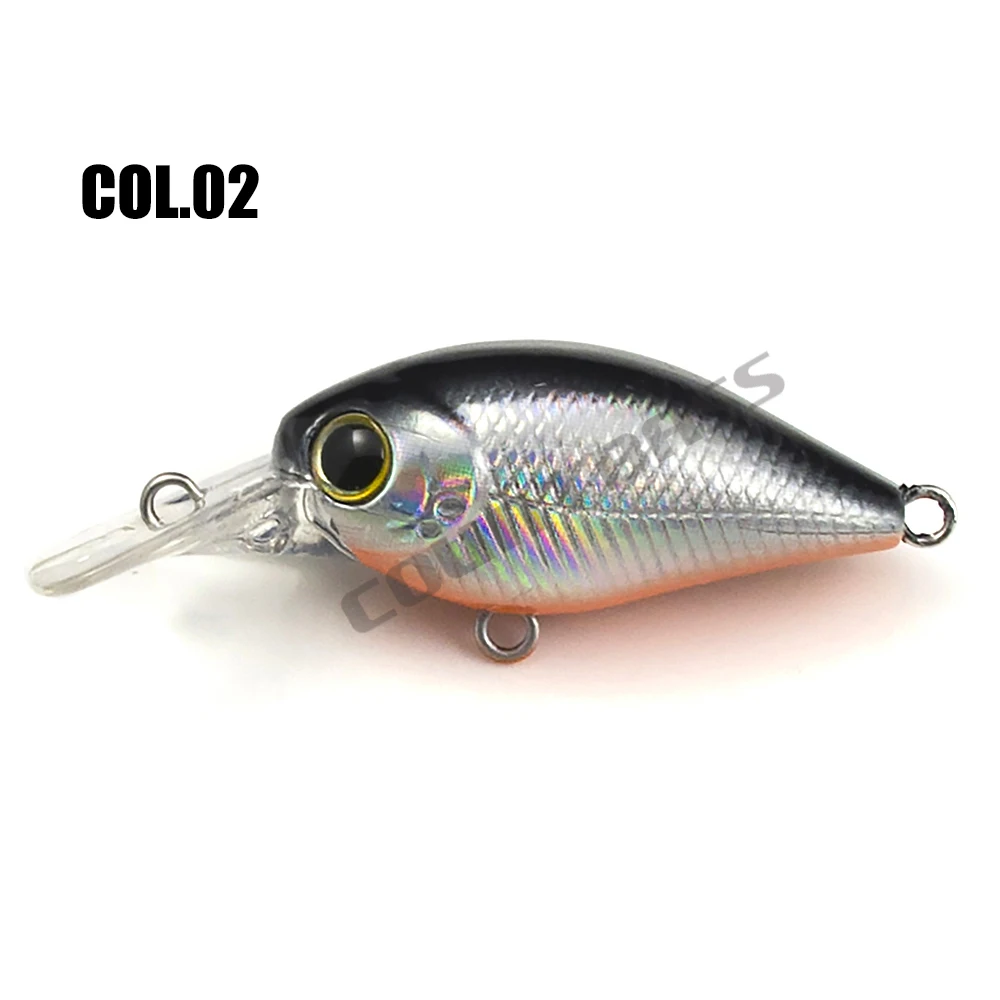 Countbass Kurbelköder, 37 mm 1-29/64 Zoll 4,5 g 5/32 oz. Dive 1,5 m 5' Kunststoff-Hartköder schwimmende Angelköder, Kurbelköder, Wobbler