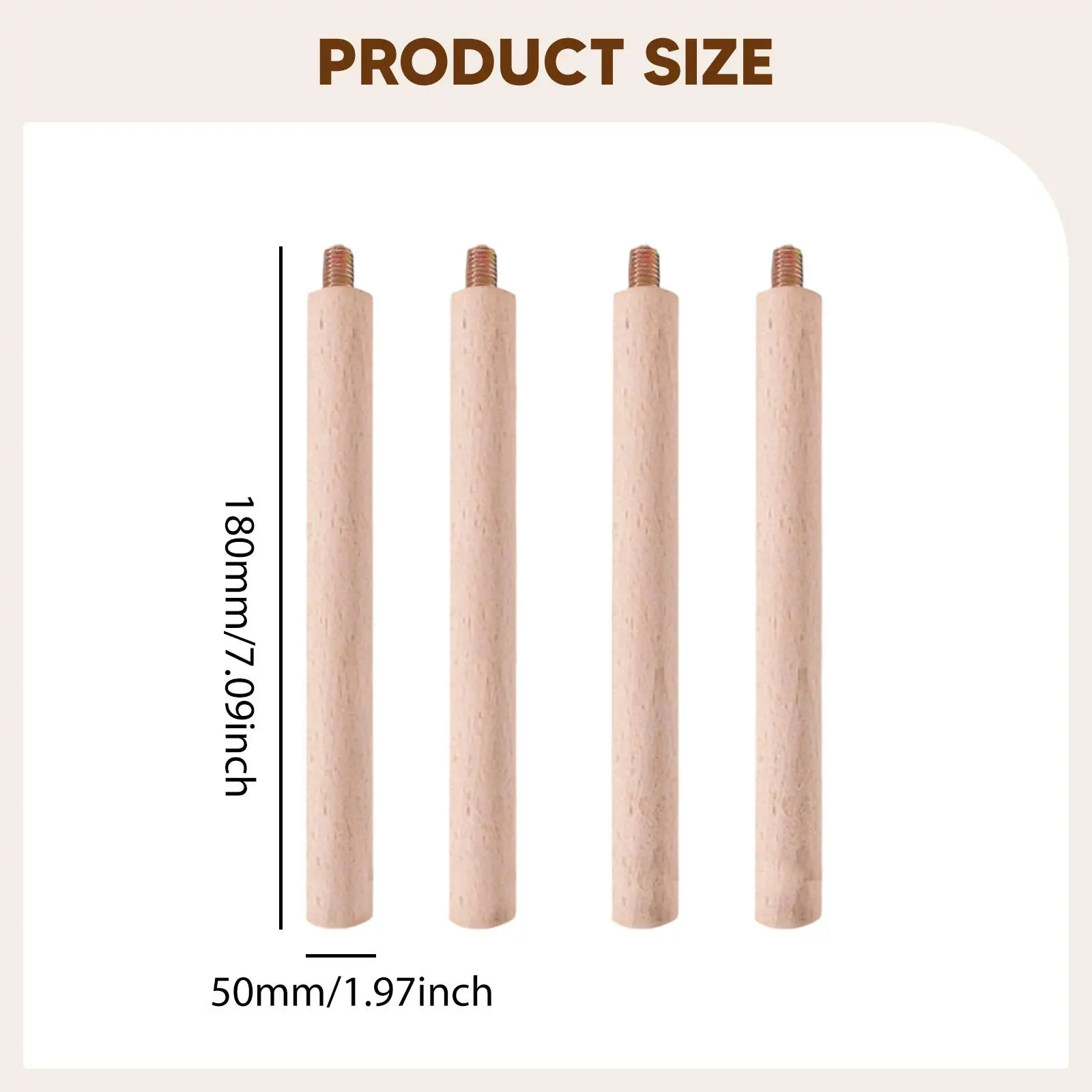 4 قطع من أرجل منصة الهامستر الخشبية متعددة الوظائف لأعمدة مخبأ بيت الحيوانات الأليفة