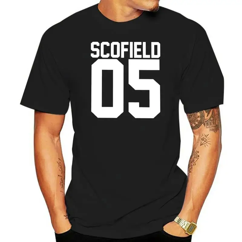 Men's Michael Scofield 05 Prison Break T Shirts Pure Cotton Clothing Novelty Short Sleeve O Neck Tees Gift Idea T-Shirt