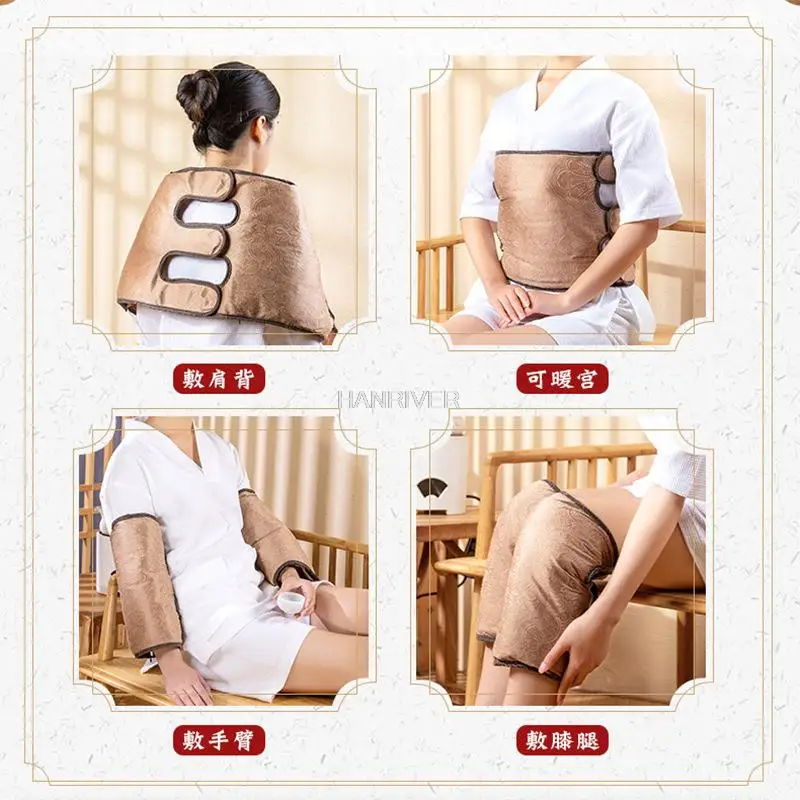 Electric heating knee elderly knee warm old product with a portable vibration massage moxibustion heat fever knee