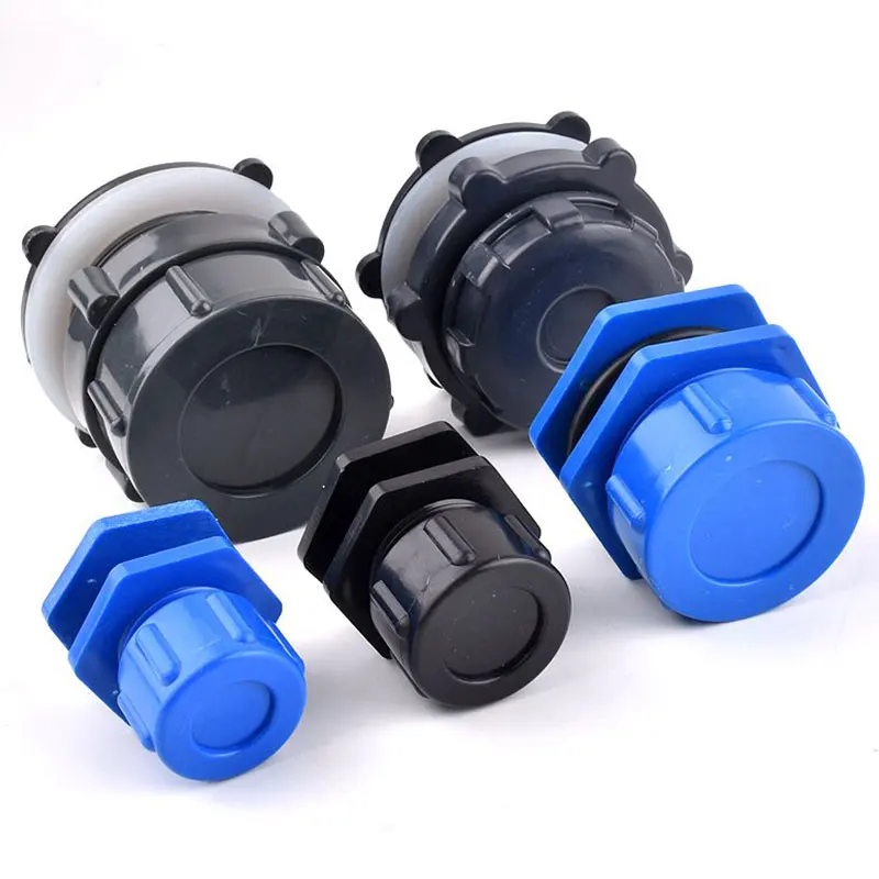 1Pc Aquarium Fish Tank Water Level Plug Manual Drain Connector Inlet Outlet Joint End Cap Garden Landscape Drainage Tube Adapter