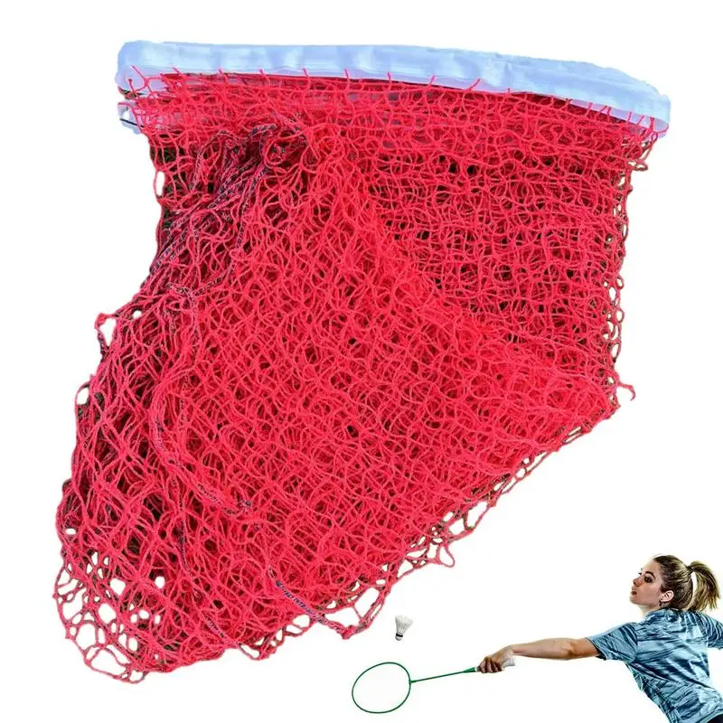 ﻿ Volleyball Badminton Net Strong Mesh Badminton Net High Strength Foldable Lightweight Badminton Equipment Outdoor Tennis Net