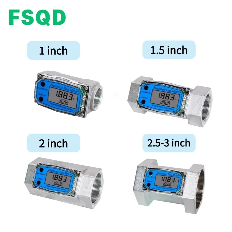304 stainless steel  Electronic digital display  turbine flowmeter Waterproof and high temperature resistant
