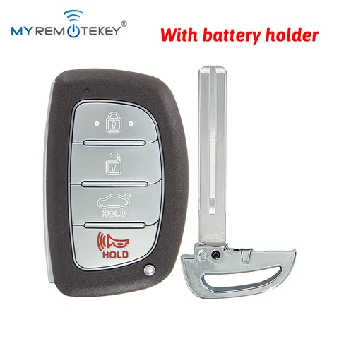 Умный чехол-корпус для ключа MYREMOTEKEY с 4 кнопками для Hyundai Sonata, Elantra, IX25, IX35, Tucson 2015-2018, FCC CQOFD00120
