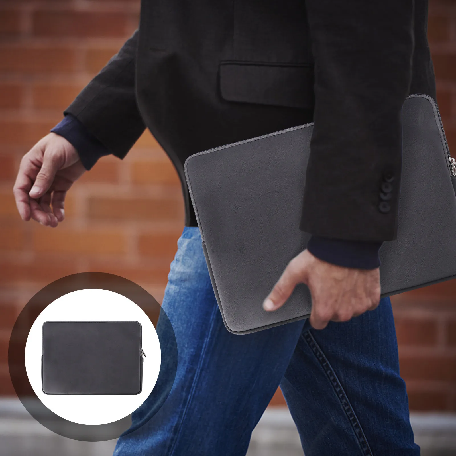 Laptop Inner Bag 13 Inch Notebook Sleeve Case Cover for Breathable Travel Business Dustproof Protective