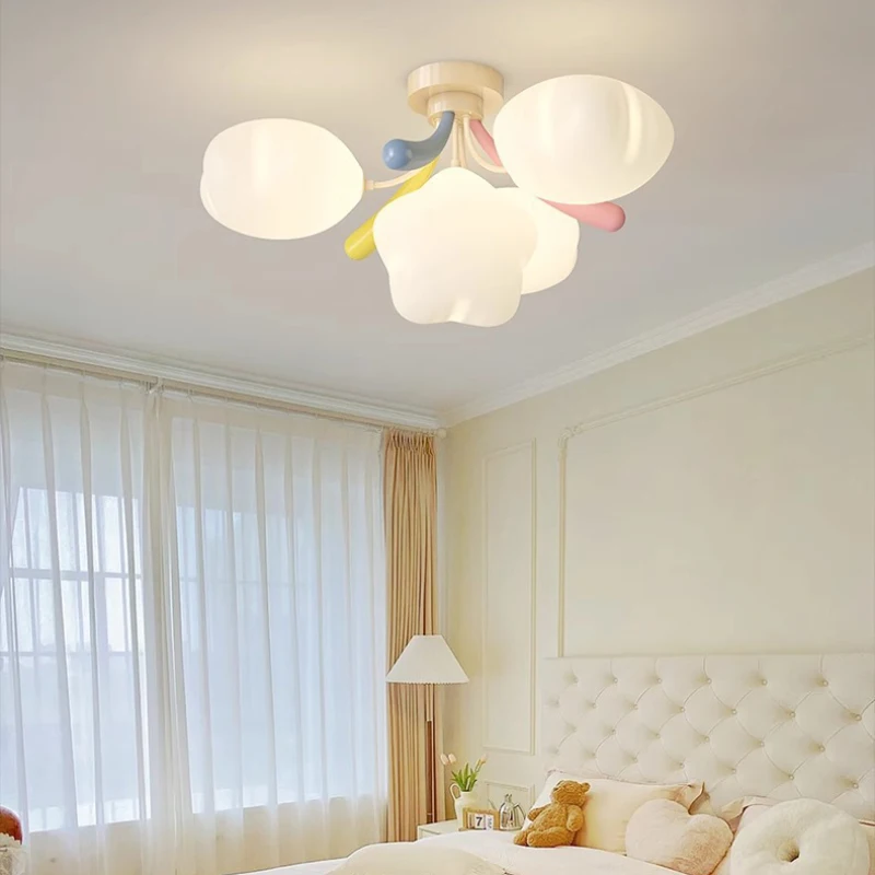 Plafonnier LED en Forme d'Étoile pour Chambre d'Enfant, Design Moderne, Romantique, Chaud, Princesse, Bébé, Garçon, Fille