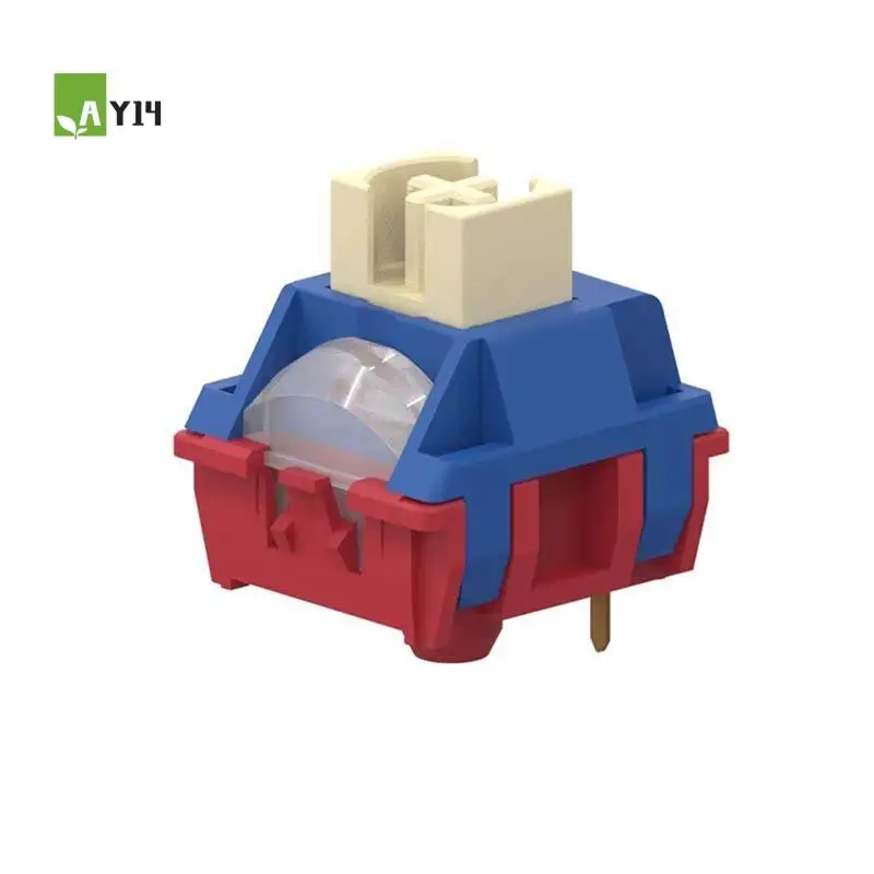 

AY14 - Линейный быстродействующий переключатель Captanjar Iron Super Switch 40Gf 1.3мм POM для игровых механических клавиатур