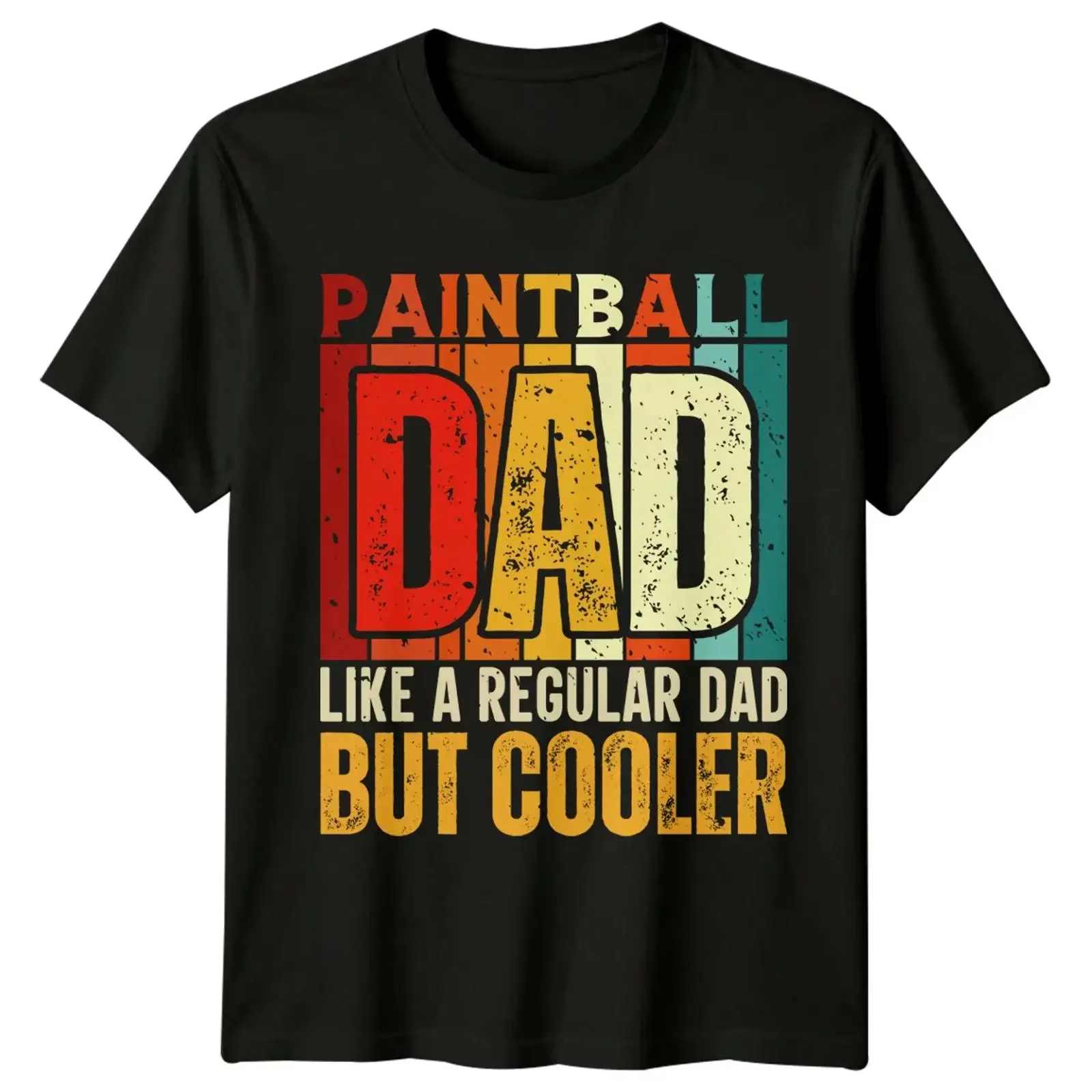Paintball Dad Herren T Shirt Like A Regular But Cooler vintage Washed Stretched Breathable Casual Slightly Versatile