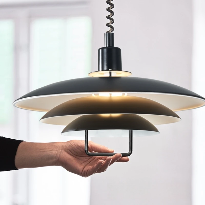

Modern Adjustable Pendant Light For Dining Room Kitchen Table Lustre Bedroom Bedside Home Decoration LED Chandelier Lamp Fixture