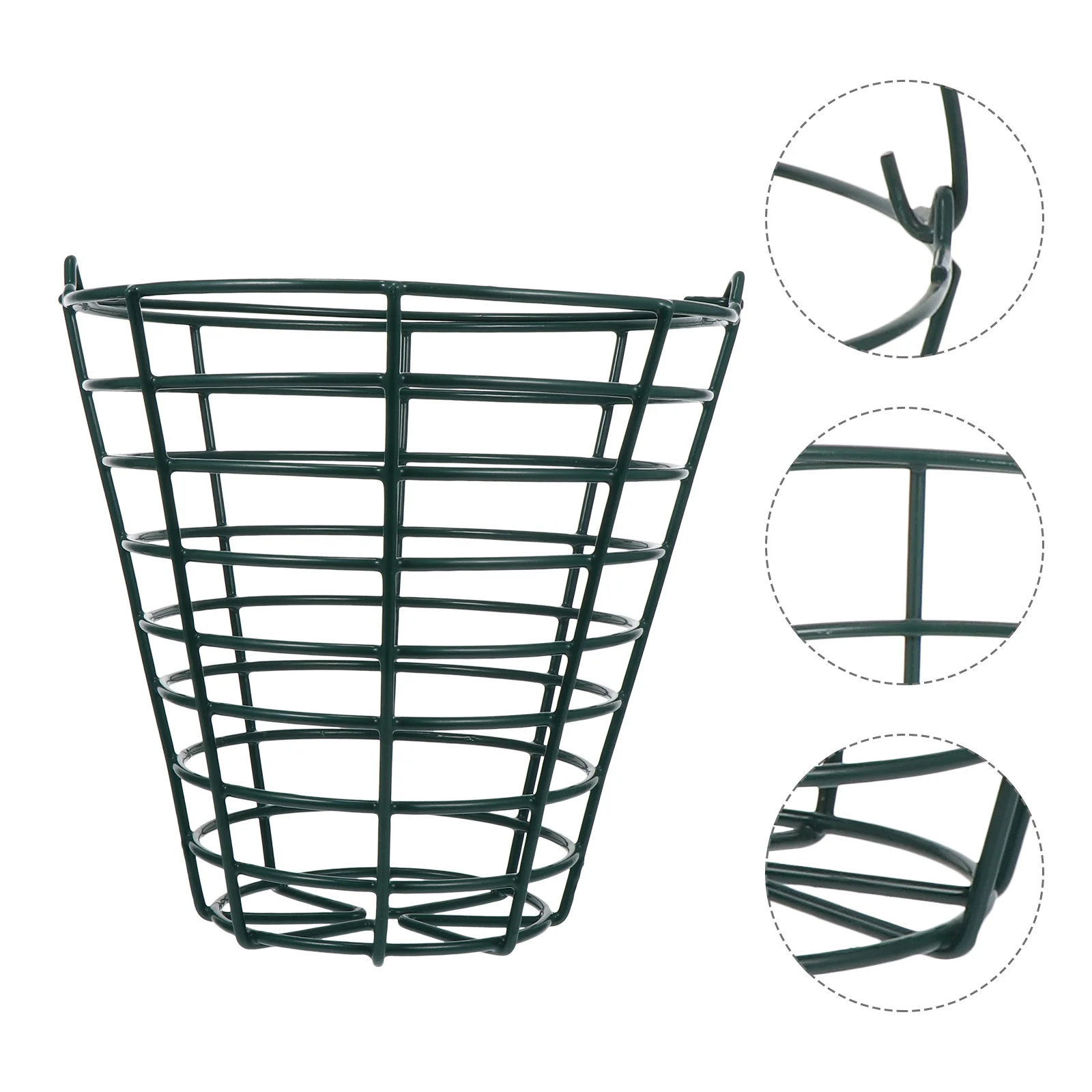 Golf Basket Golfs Golfing Ball Storage Outdoor Balls Range Baskets Container Stainless Steel