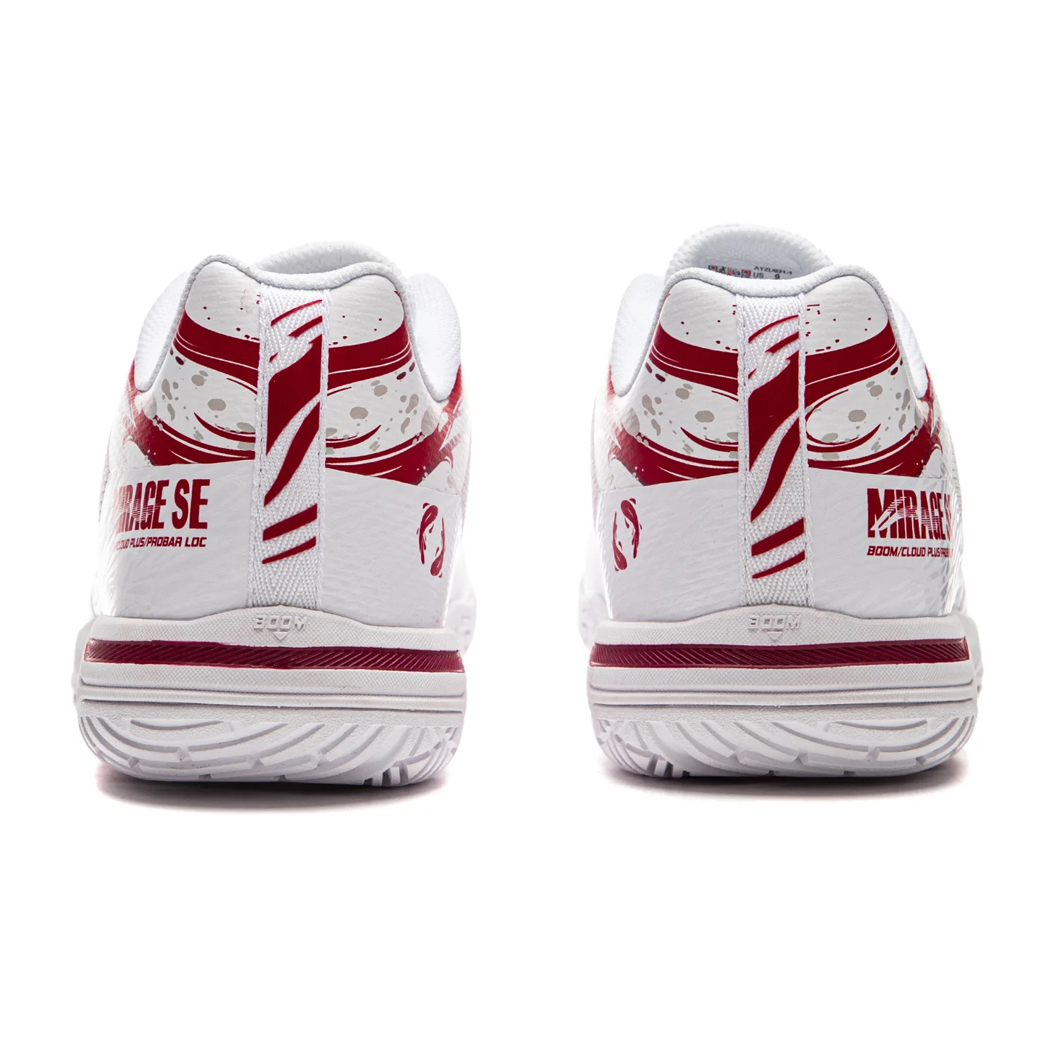 Li-Ning Unisex MIRAGE SE รองเท้าแบดมินตัน BOOM Shock Absorption Rebound สบายซับผู้ชายผู้หญิง Professional รองเท้าผ้าใบ AYZU021