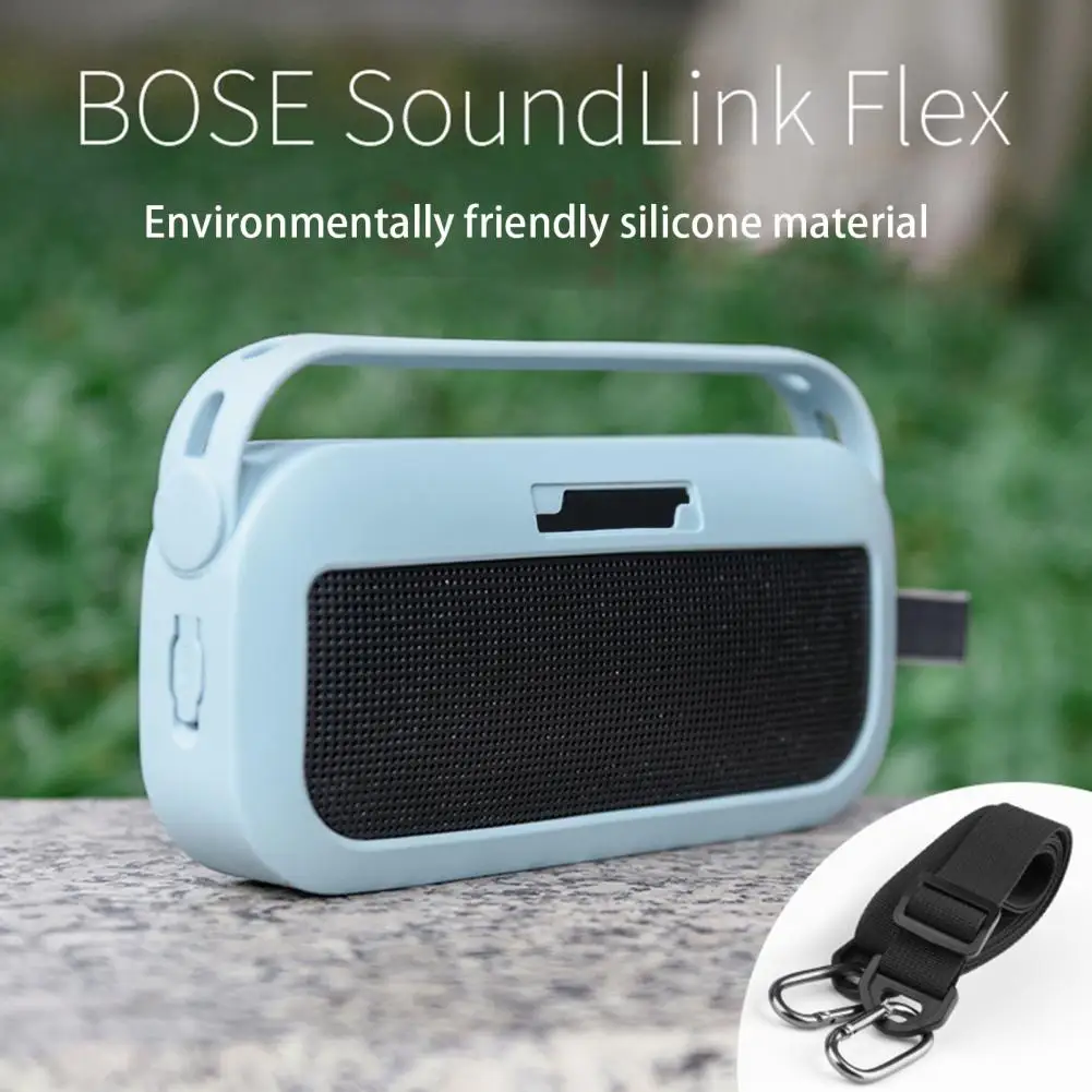 Sound Box Case Tight Fit Corner All Inclusive Protective Sound Box Cover With Handle And Shoulder Strap For Bose-SoundLink Flex