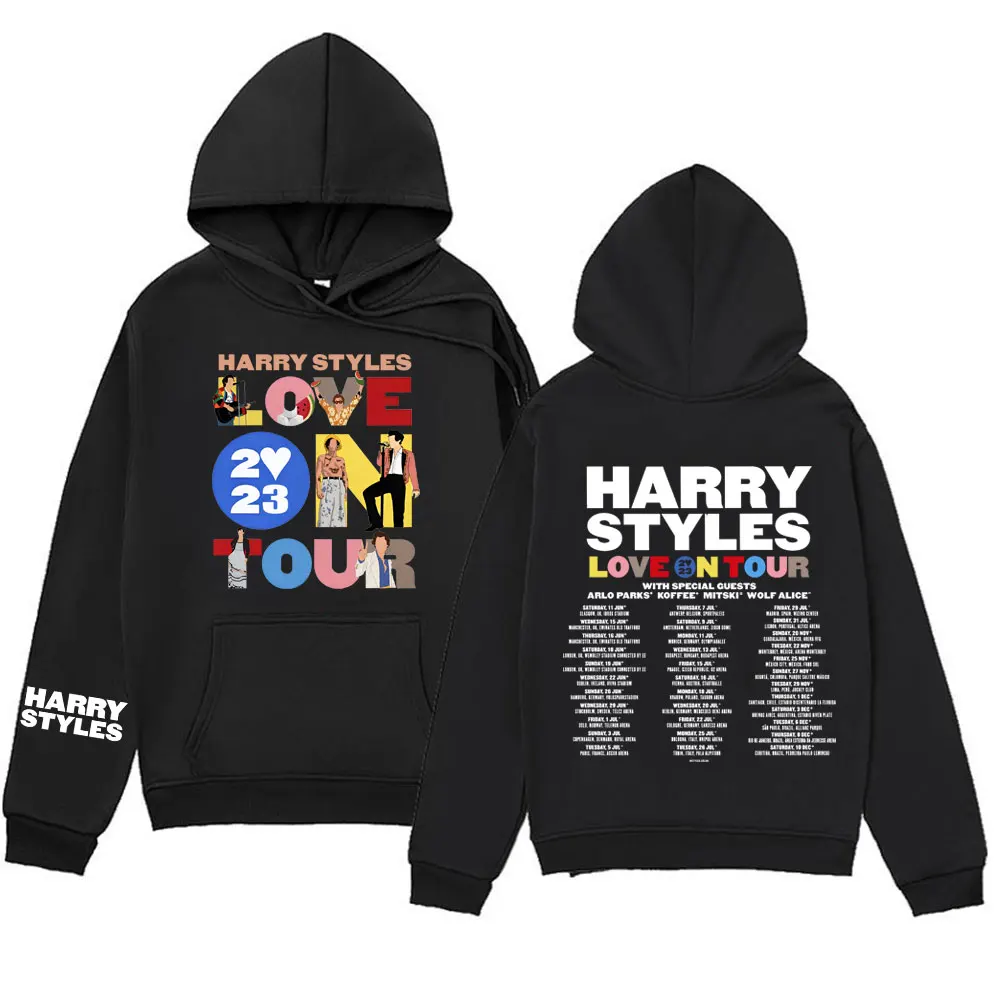 New Love on Tour Concert 2023 Print Hoodies Men Women Fashion Couples Sweatshirt Harajuku Korean Style Hoodie Hip Hop Streetwear