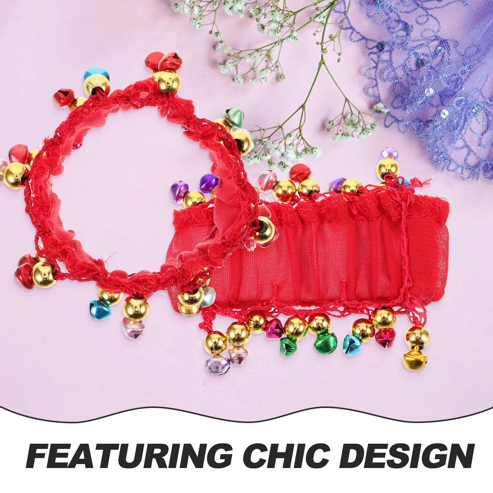 

Bell Bracelet Belly Dancing Bracelets Dancer Wrist Band Supplies Accessories for Women Dropshipping Miss