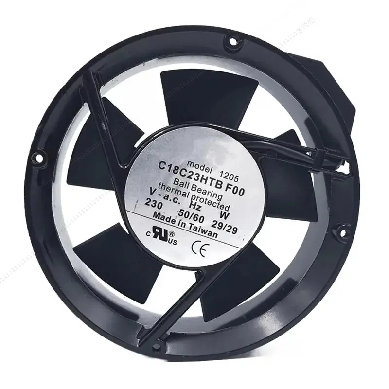 

Вентилятор охлаждения W c18c23htb F00 AC 230 В 29 Вт 17 см 17050 170x170x5 0 2-контактный