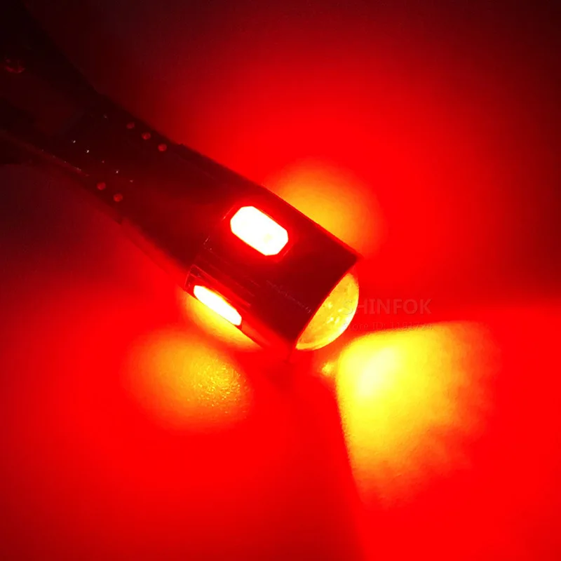 1 шт. 2x автомобильные сигнальные огни T10 w5w светодиодные лампы без ошибок 12 В автоматический внутренний свет w5w Canbus T10 светодиодные лампы лампы для автомобилей