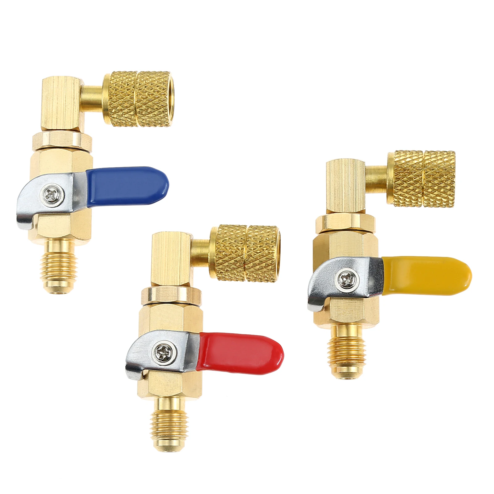 3Pcs/set R410a Air Conditioner Ball Valve Shut-Off 5/16\
