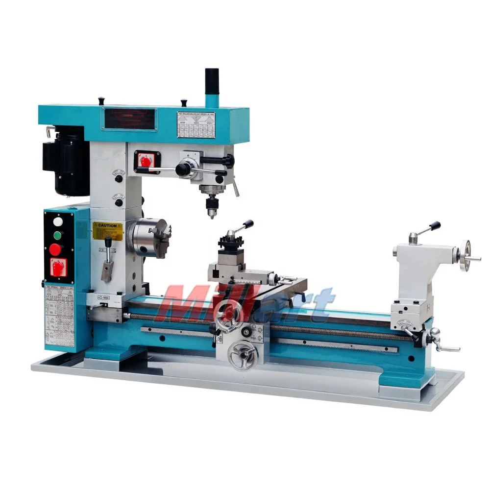 

AT520 horizontal multifunctional miniature metal lathe combined drilling and milling machine