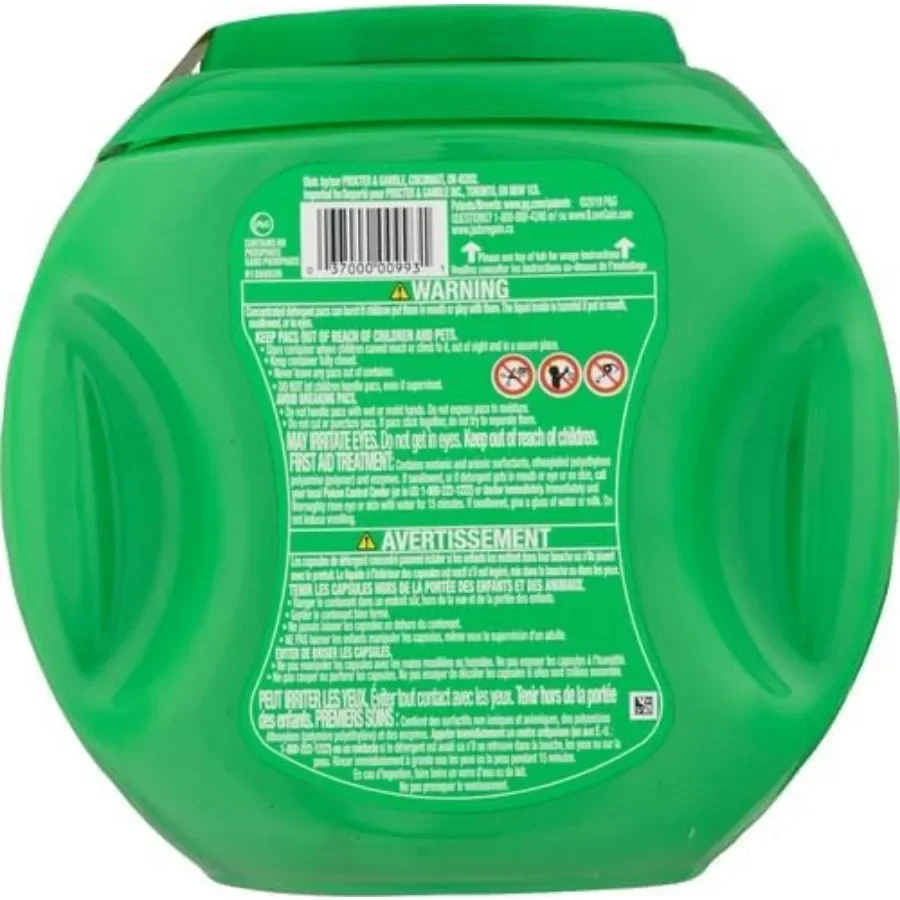 غسيل Moonlight Breeze Pacs، 42 قطعة. تنظيف قوي، رائحة طازجة للعائلة. كبسولات منظف سهلة الاستخدام للغسالة