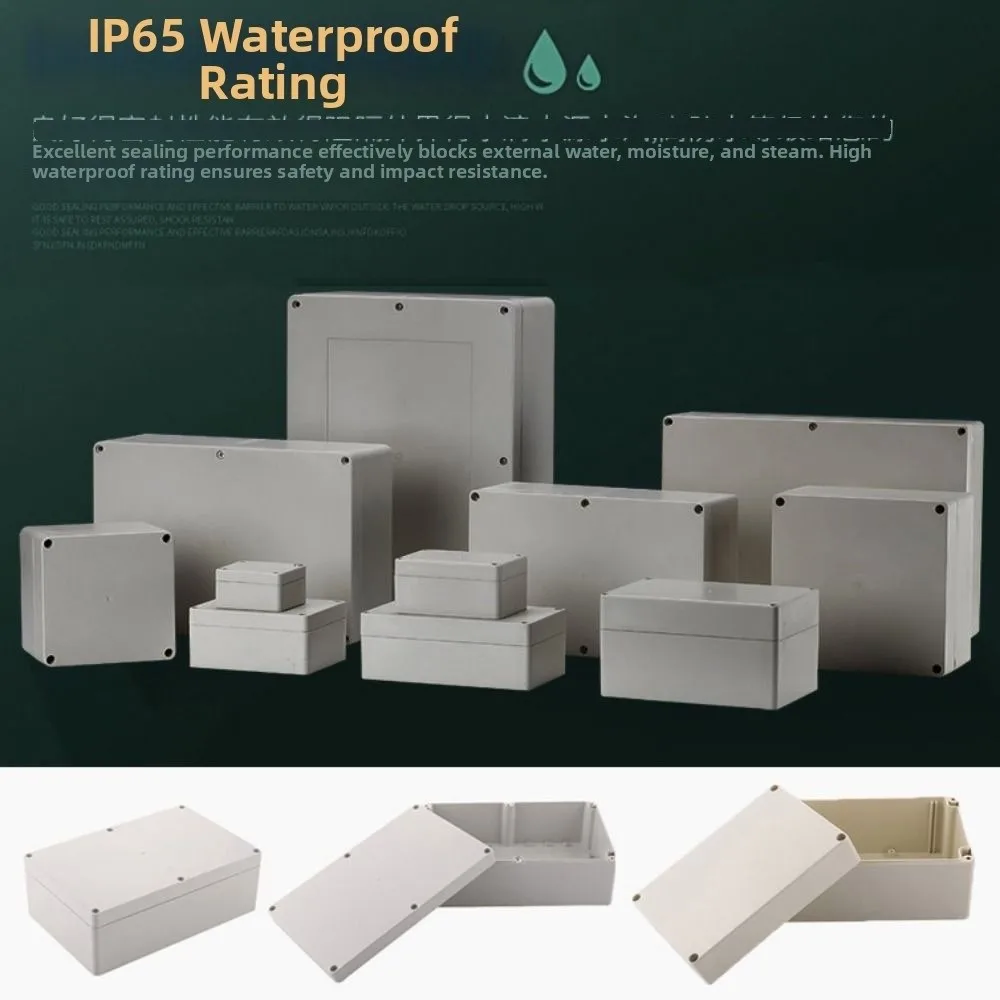 New Waterproof Security Monitoring Power Supply ABS 10 Styles Enclosure Junction Box Plastic Electrical Project Box