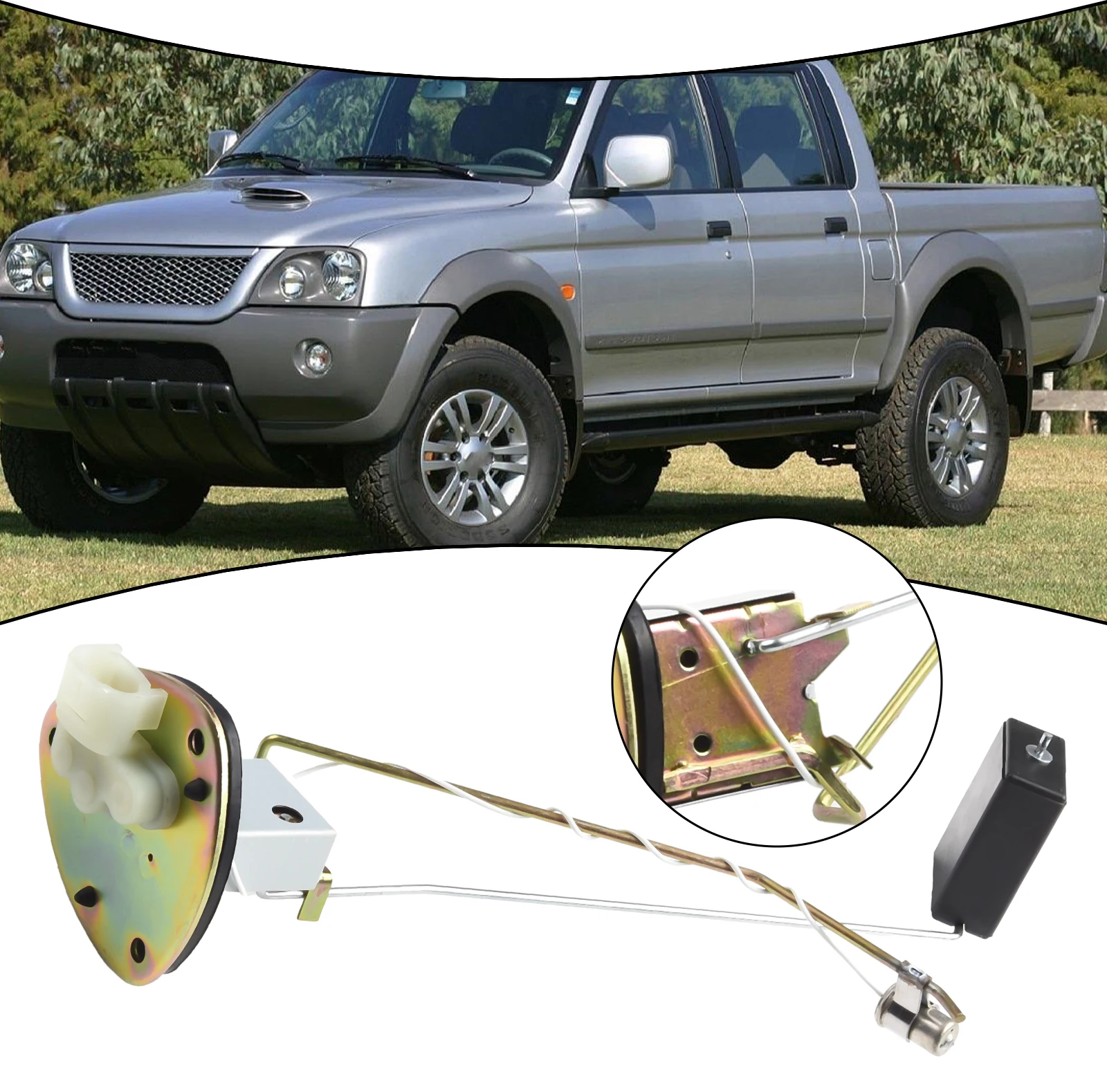 Fuel Tank Sender L200 Fuel Gauge Sender No Assembly Required Improved Heat Sink Charging Capabilities For L200 Pick Up