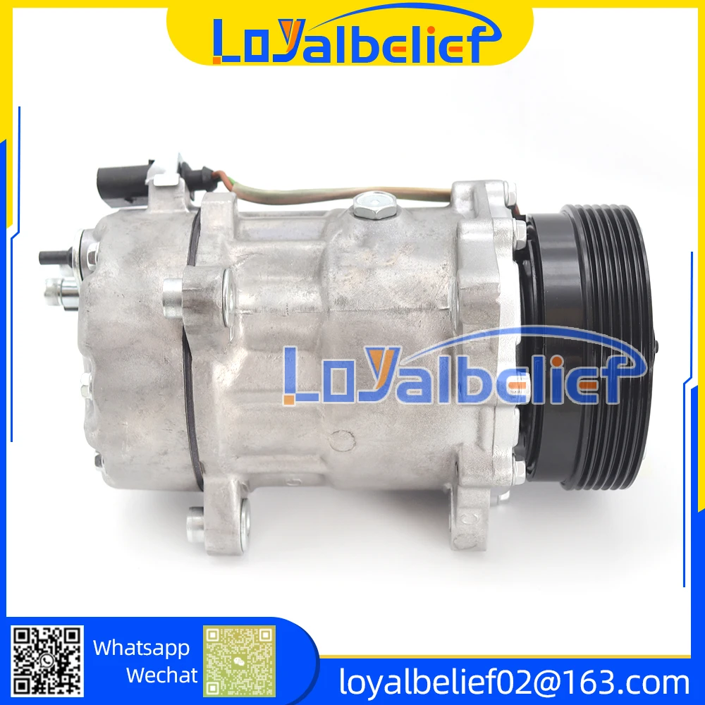 

Air Conditioning AC Compressor For 2001-2005 VW Volkswagen Jetta Golf Beetle 1J0820803B 1J0820803A 1J0820803L 1J0820803N
