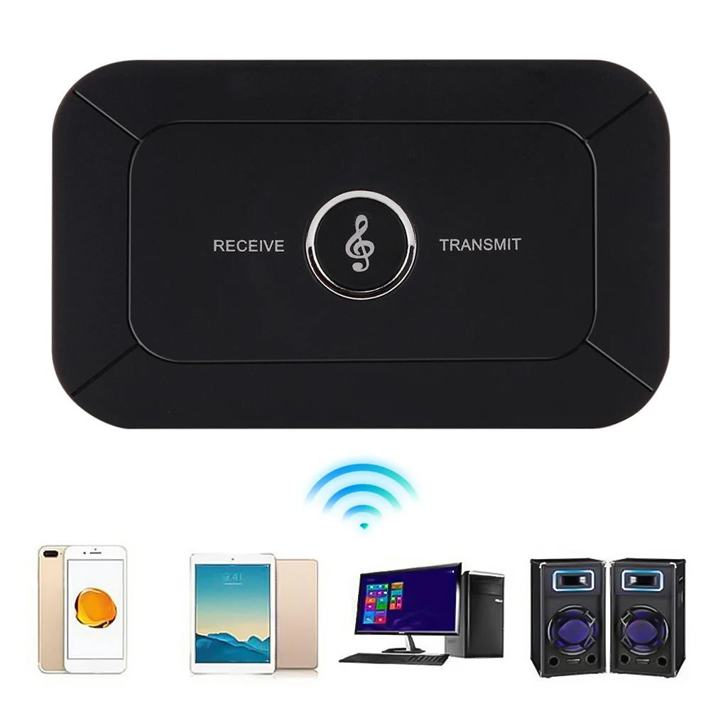 

2-in-1 Audio Transmitter Receiver 3.5mm AUX Jack Bluetooth-Compatible 5.0 Car Receiver Adapter Audio Receiver for Car Speakers