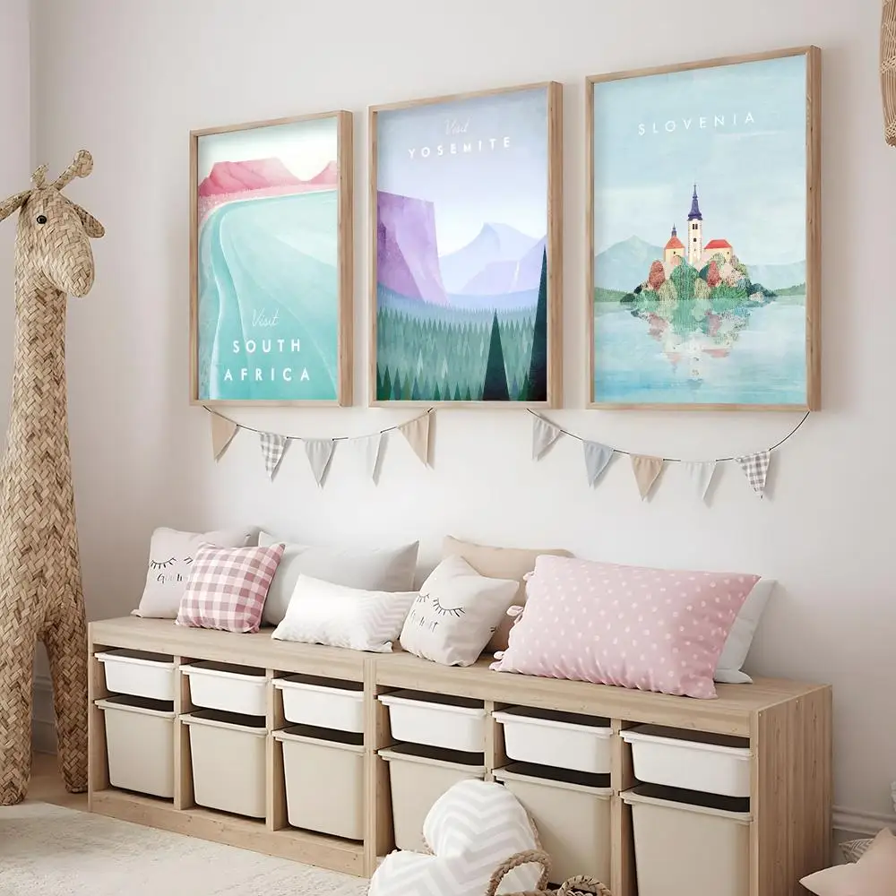 Henry Rivers Art Poster Minimalist Easy-Apply Wall Art Stickers with Clean Aesthetic Design for Stylish Home Interiors