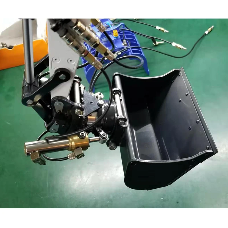 Hydraulic Wide Mouth Leveling Bucket Metal Rotating Tilt Wide Mouth Leveling Bucket Hydraulic Model Accessories