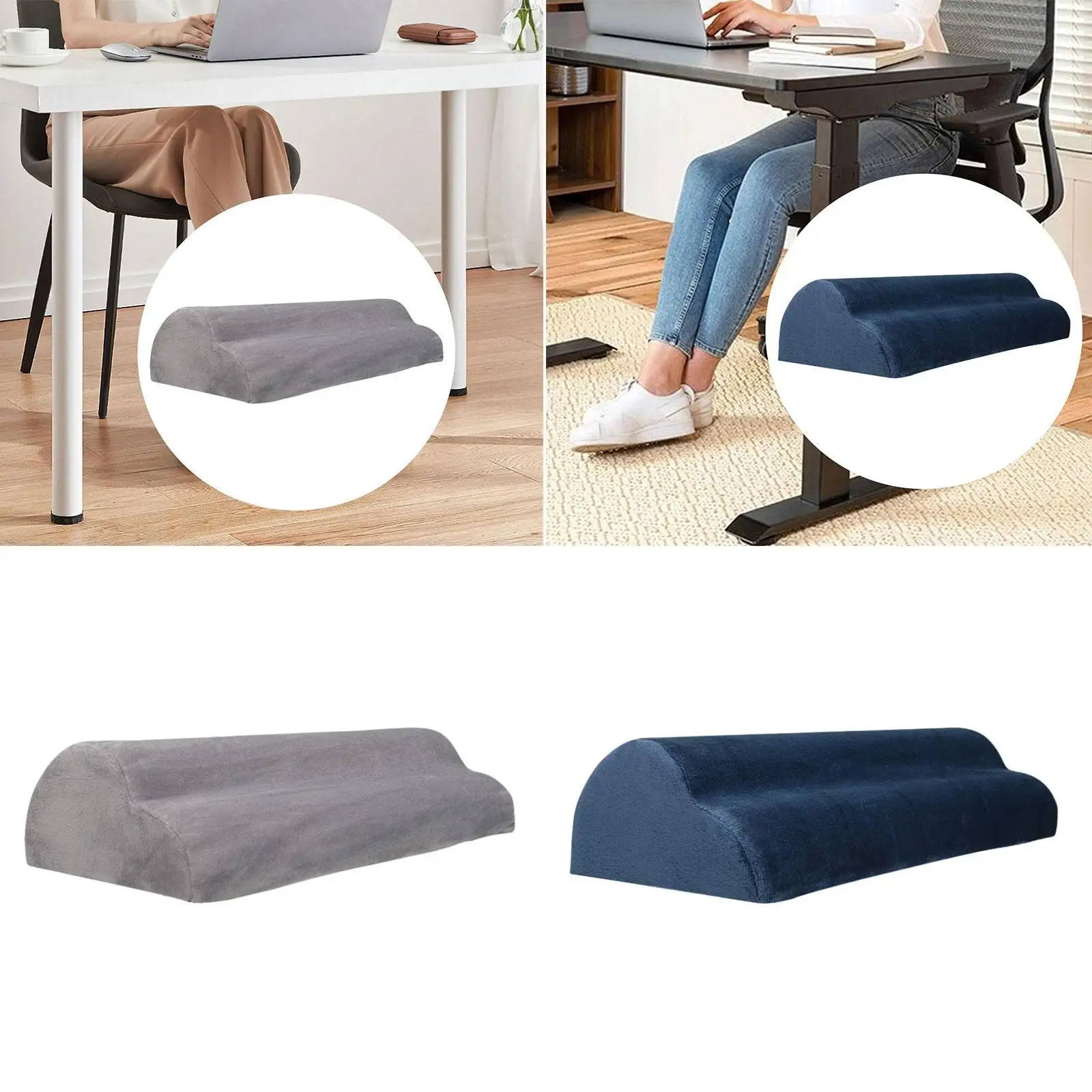 Portable under-Desk Footrest, Office Footstool, Comfortable, Posture Support,