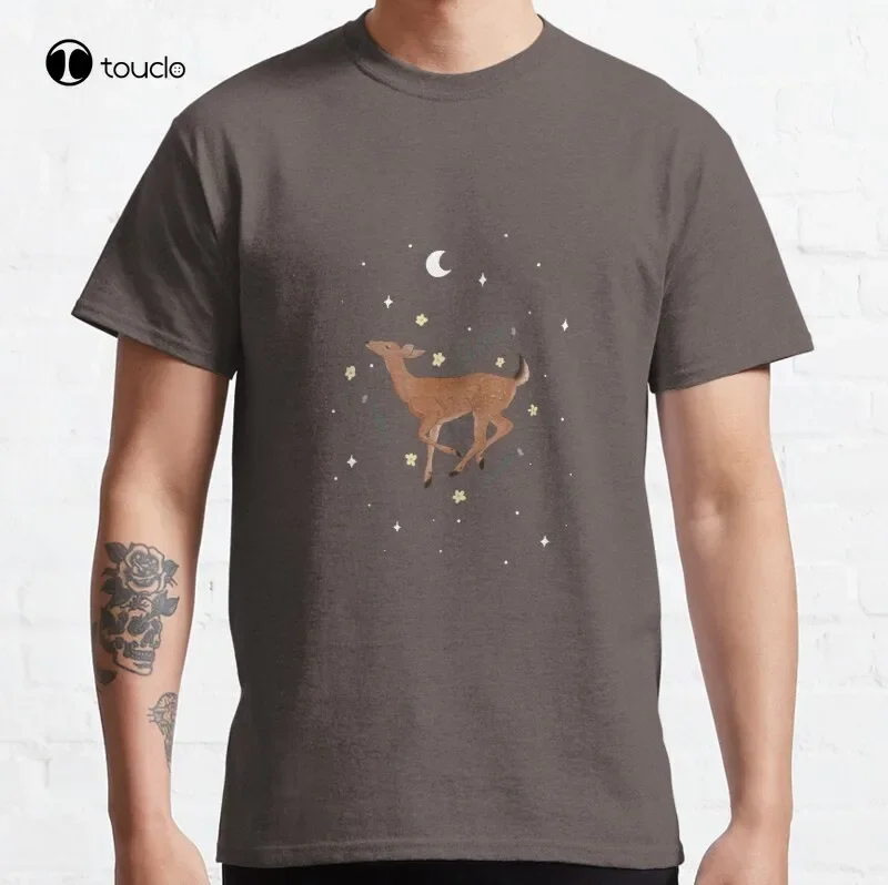 Faun And Stars Classic T-Shirt Cotton Tee Shirt Unisex Custom Aldult Teen Unisex Digital Printing Tee Shirts Women Shirts Xs-5Xl