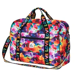 Travel Duffel Bag, Weekender Overnight Carry On Bag for Women, Foldable Travel Duffel Bag ,Gym Luggage