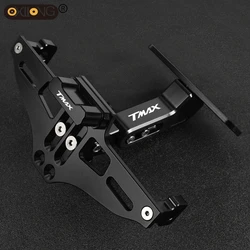 Motorcycle License Number Plate Holder LED Turn Signal Lights For YAMAHA TMAX 530/500/560 TMax530 SX DX TECH MAX T-MAX 560