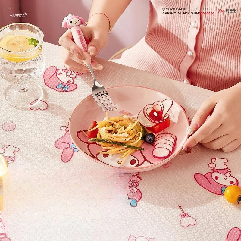 Anime Cinnamoroll Cartoon Moisture Proof Paper My Melody Anti Slip Removable for Cabinet Kitchen Shelf Shoe Closet Home Toys view 2
