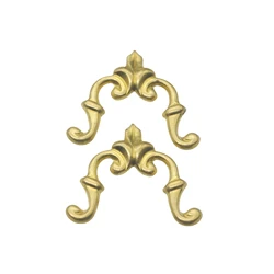BoYuTe (200 Pieces/Lot) 22*19MM Metal Brass Filigree Plate Materials Diy Handmade Jewelry Findings Components Factory Wholesale