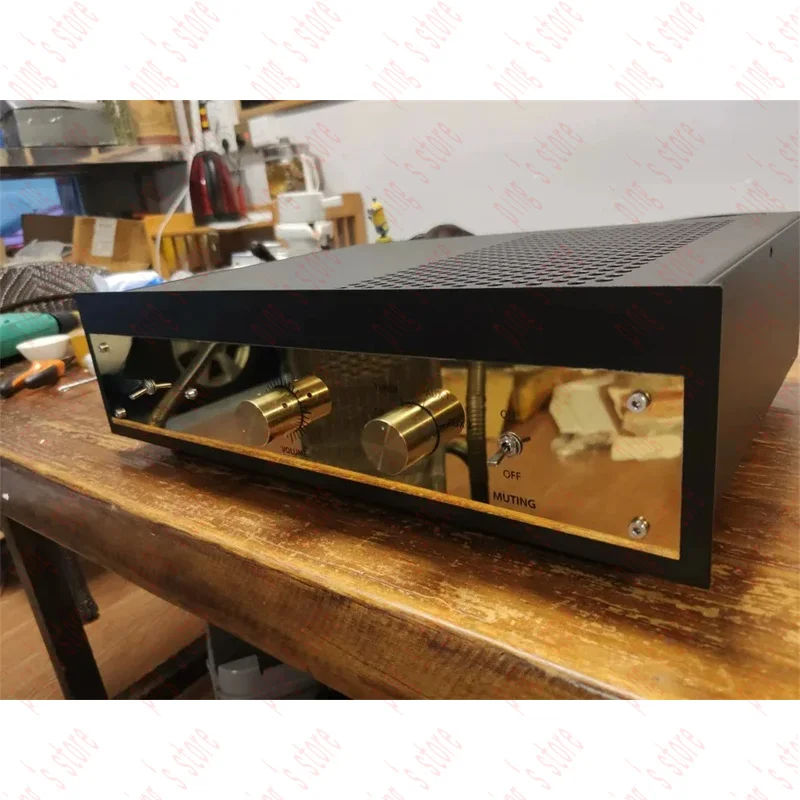 HI-END DP-60L Tube Preamplifier Chassis Box 430X110X300Mm For JADIS