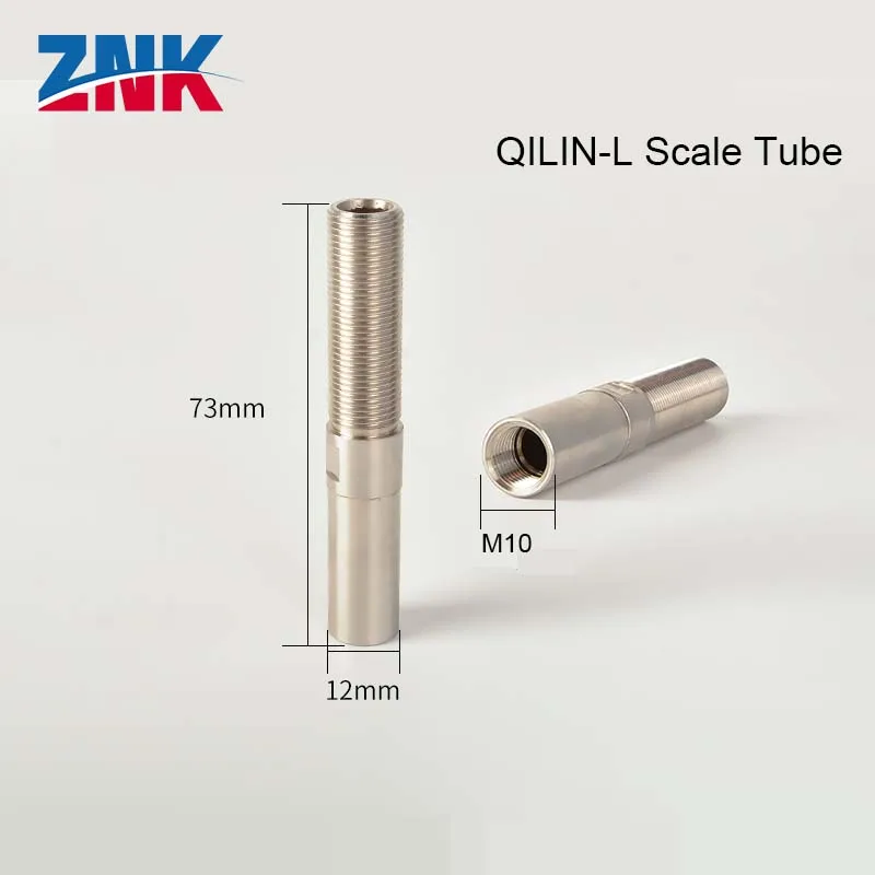 ZNK Laser Welding Graduated Tube Nozzle Connector Stainless Steel Weld Gun Graded Pipe For SUP Qilin WSX Handheld Laser Welder