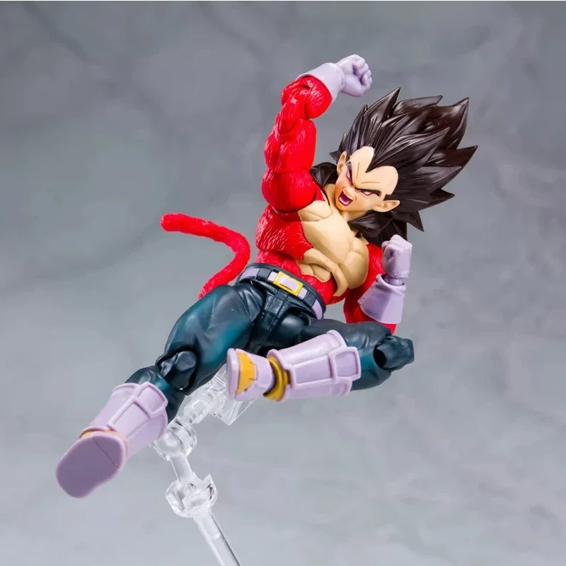 

Dragon Ball Super Saiyan 4 Vegeta Gt Full Articulated Action Figure Boxed Pvc Model Desktop Ornament For Anime Collectors