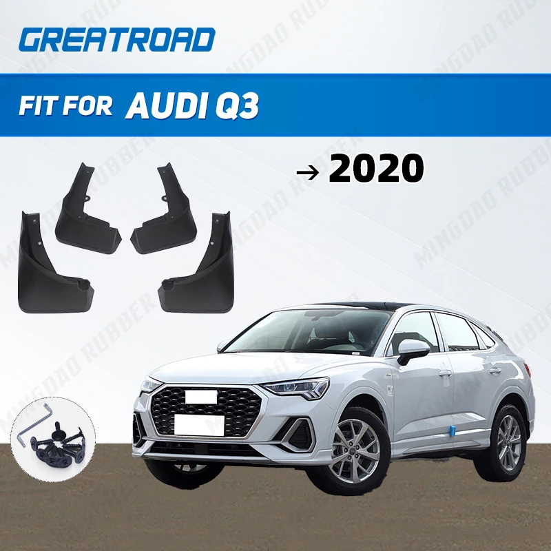 For Audi Q3 Sportback 2020 Fender Mudflaps Splash Guards  Mudguards Mud Flaps car Accessories