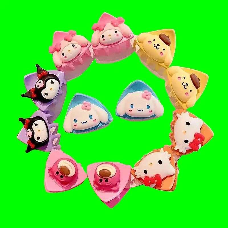

Hello Kitty Sanrio Cinnamoroll Plush Hairpins Women Kuromi Hair Claws Girl Barrettes My Melody Hair Accessory Kids Birthday Gift
