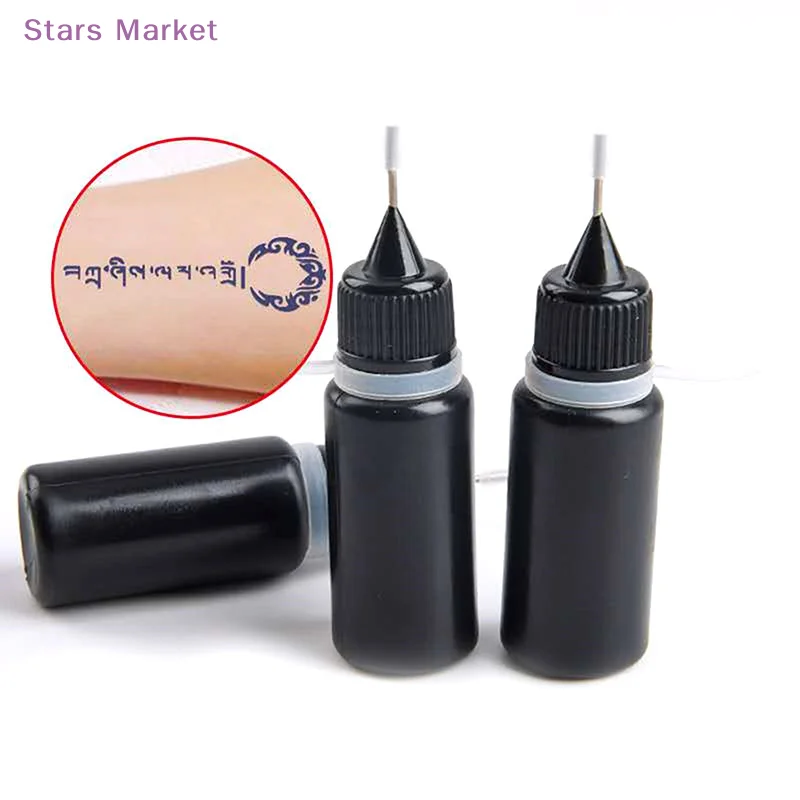 New Temporary Tattoo 10ml Liquid Tattoo Paste Black Brown Red Brown Henna Cones Indian For Temporary Tattoo Sticker Body Paint