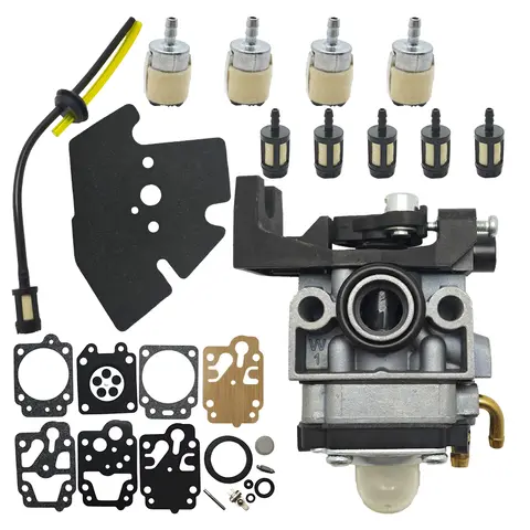 Carburetor Fuel Filter Line Repair Kit For Honda GX25 GX25N GX25NT FG110 FG110K1 HHT25S Lawn Mower Engine Motor Part