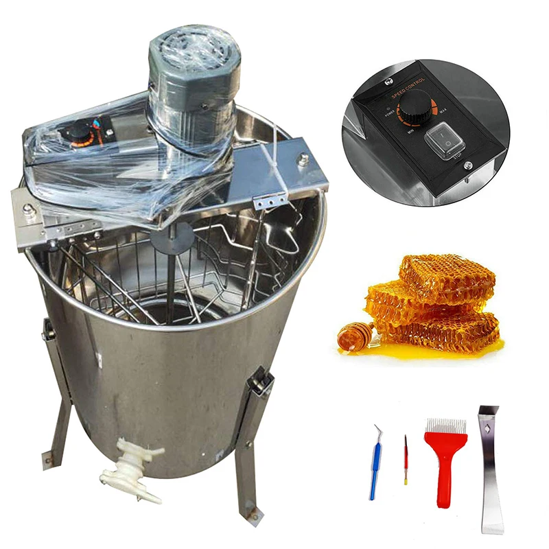 

Electric 3 Frame Honey Extractor Separator Machine Bee Extractor with Beekeeping Tools Kit for Honeycomb