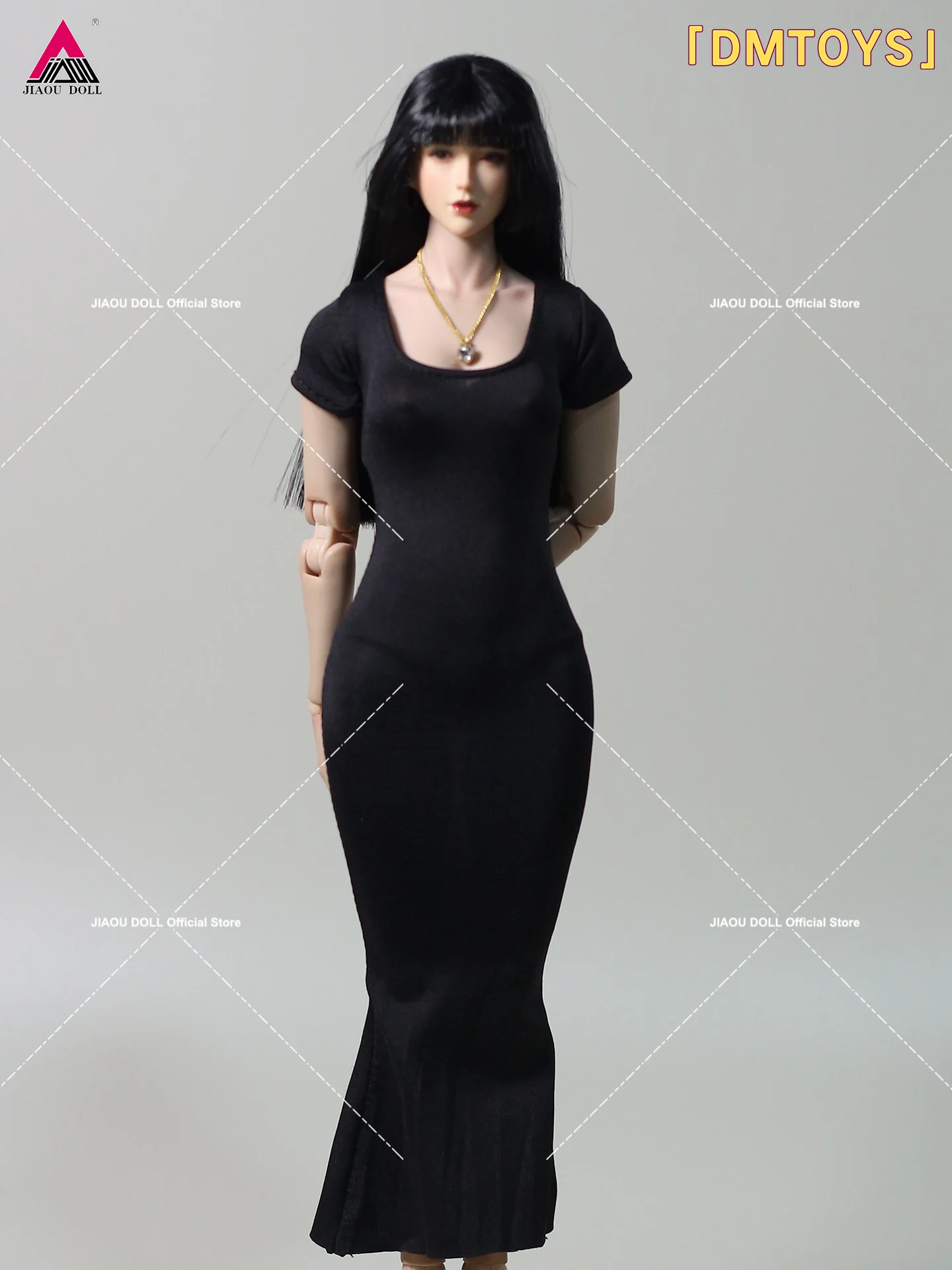 DMTOYS DF092 1/6 Skala Weibliche Enge Hüfte Gewickelt Fischschwanz Kleid Elegante Kleidung Modell Fit 12'' Soldat Action figur Körper Puppe