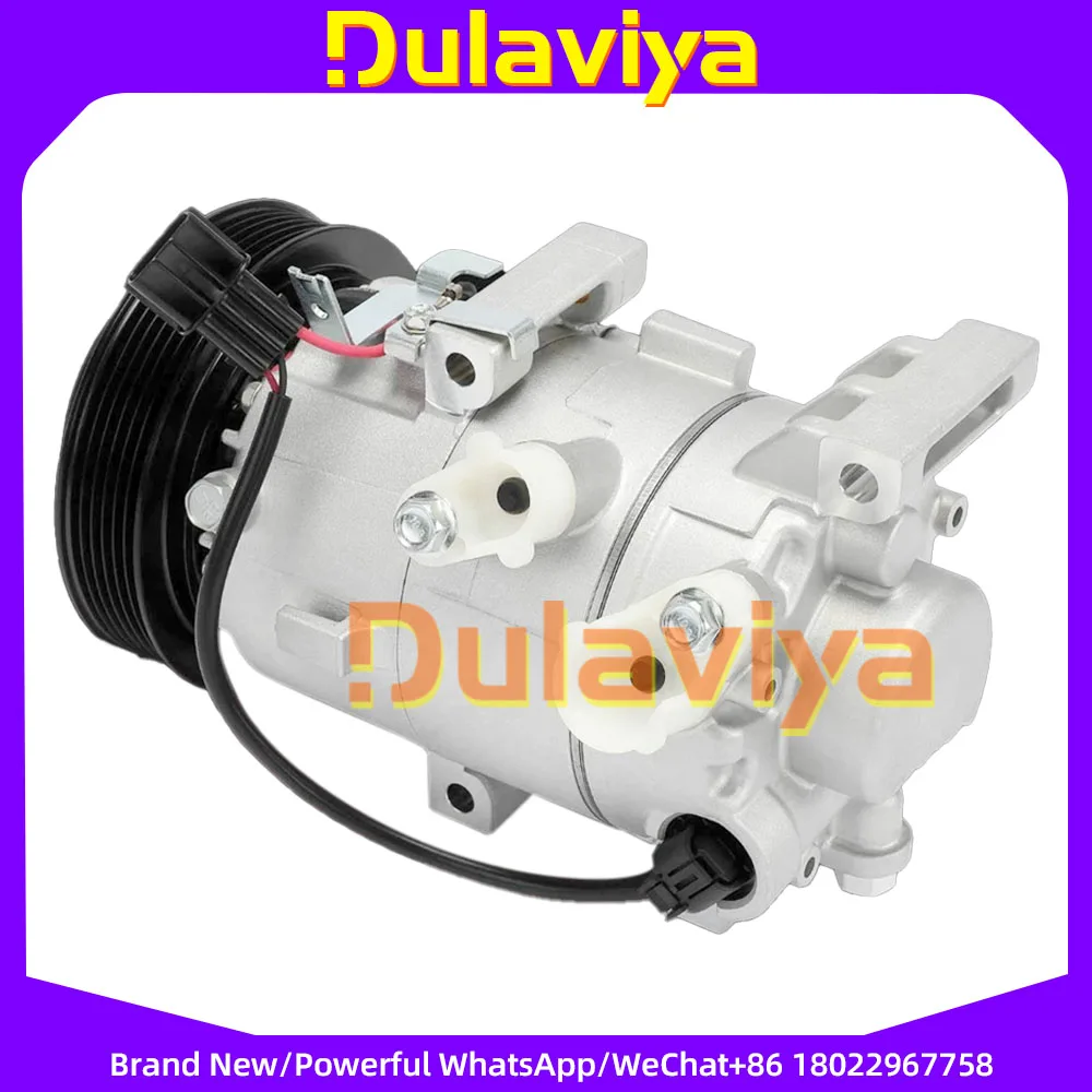 

A/C AC Compressor with Clutch For Hyundai Accent Kia Rio 2018-2019 L4 1.6L VS12 97701H9150 97701H9150RU CO11594C 168334