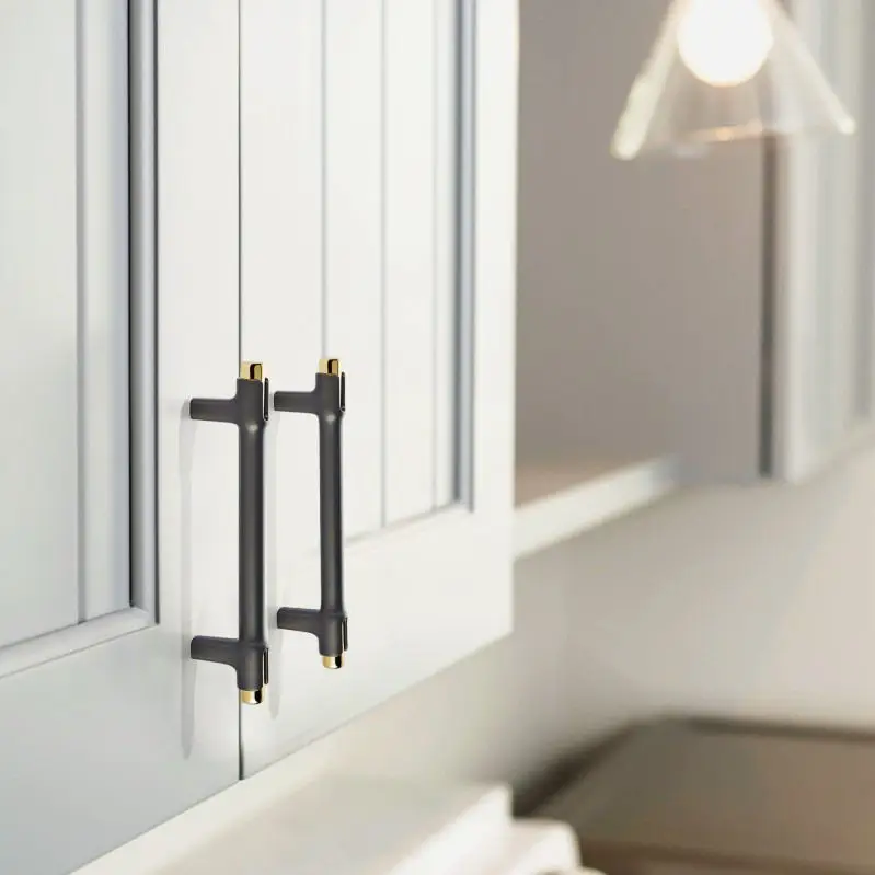 Modern Light Luxury Zinc Alloy Handle High Quality Drawer Knobs Kitchen Cabinet Handles Cupboard Door Pulls Furniture Hardware